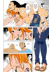 (C81) [Higuma-ya (Nora Higuma)] Nami-san ga! (One Piece) [Russian] [Witcher000] [Colorized]-(C81) [ひぐま屋 (野良ヒグマ)] ナミさんが！ (ワンピース) [ロシア翻訳] [カラー化]