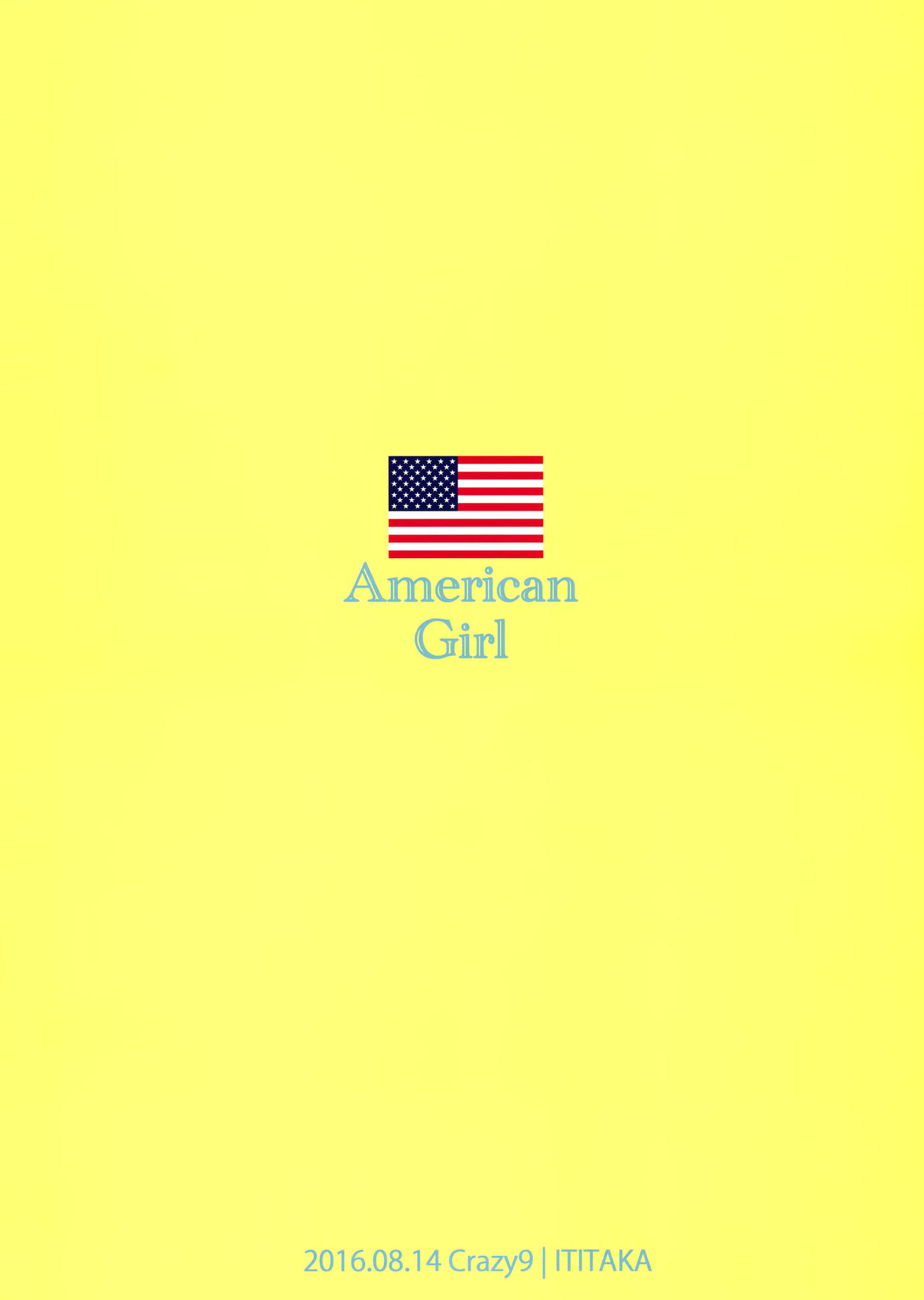 (C90) [Crazy9 (Ichitaka)] C9-26 American Girl (Kantai Collection -KanColle-) (C90) [Crazy9 (いちたか)] C9-26 American Girl (艦隊これくしょん-艦これ-)