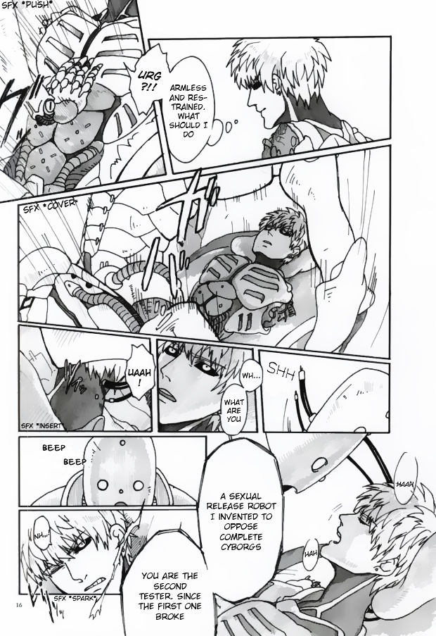 (Byousatsu Knockout) [St. (Tokidoki Tidori, Dadan)] Virgin cyborg (One Punch Man) [English] [bob-brown] (秒殺ノックアウト) [St. (時々ちどり、だだーん)] Virgin cyborg (ワンパンマン) [英訳]