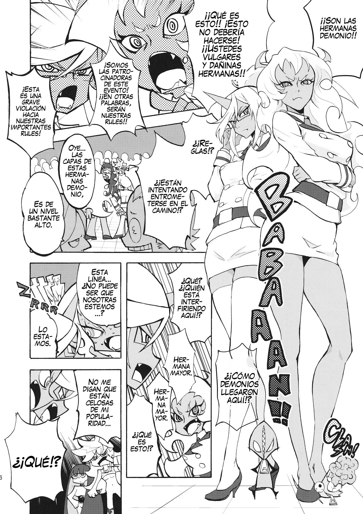 (C79) [Manga Super (Nekoi Mie)] CRAZY 4 YOU! (Panty &amp; Stocking with Garterbelt) [Spanish/Espa&ntilde;ol] (C79) [マンガスーパー (猫井ミィ)] CRAZY 4 YOU! (パンティ&amp;ストッキングwithガーターベルト ) [スペイン翻訳]