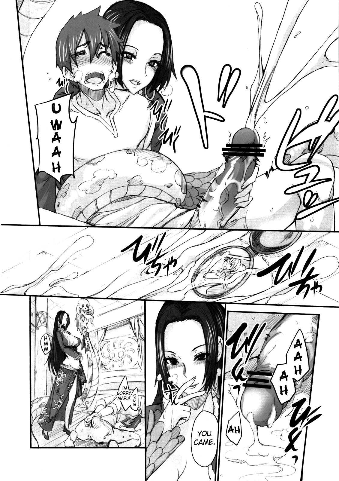 (C81) [Majimeya (Isao)] Grandline Chronicle Jazetsu (One Piece) [English] {doujin-moe.us} (C81) [真面目屋(isao)] 蛇舌 (ワンピース) [英訳]