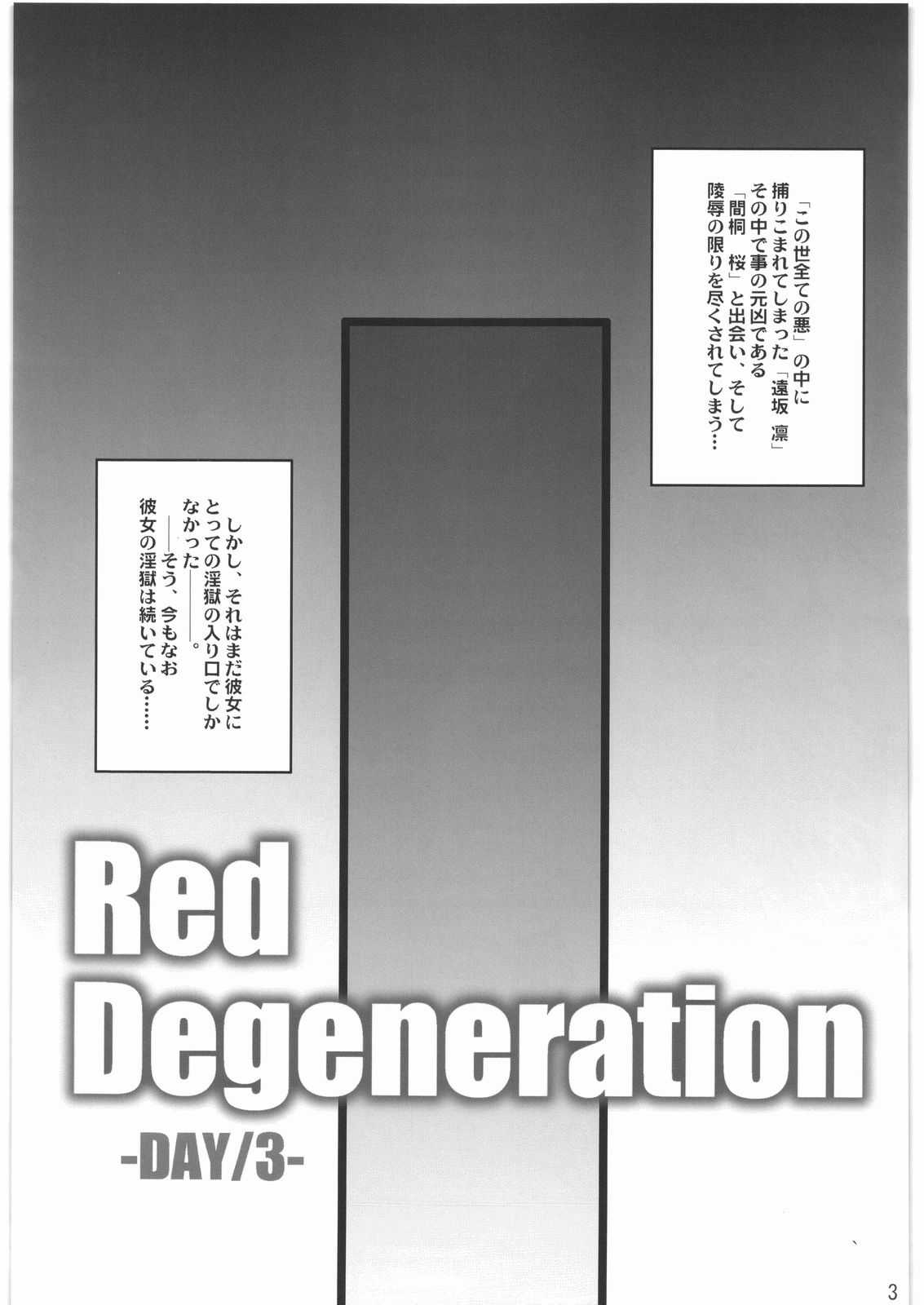 [H.B(B-RIVER)] Red Degeneration DAY3 (Fate stay night) 