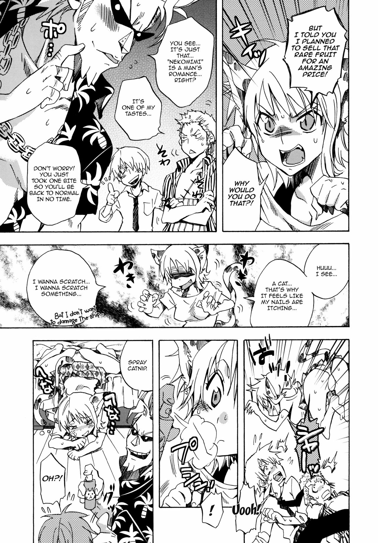 [Kurione-sha (YU-RI)] Neko Neko No Mi (One Piece) [English] =Ero Manga Girls & maipantsu= 