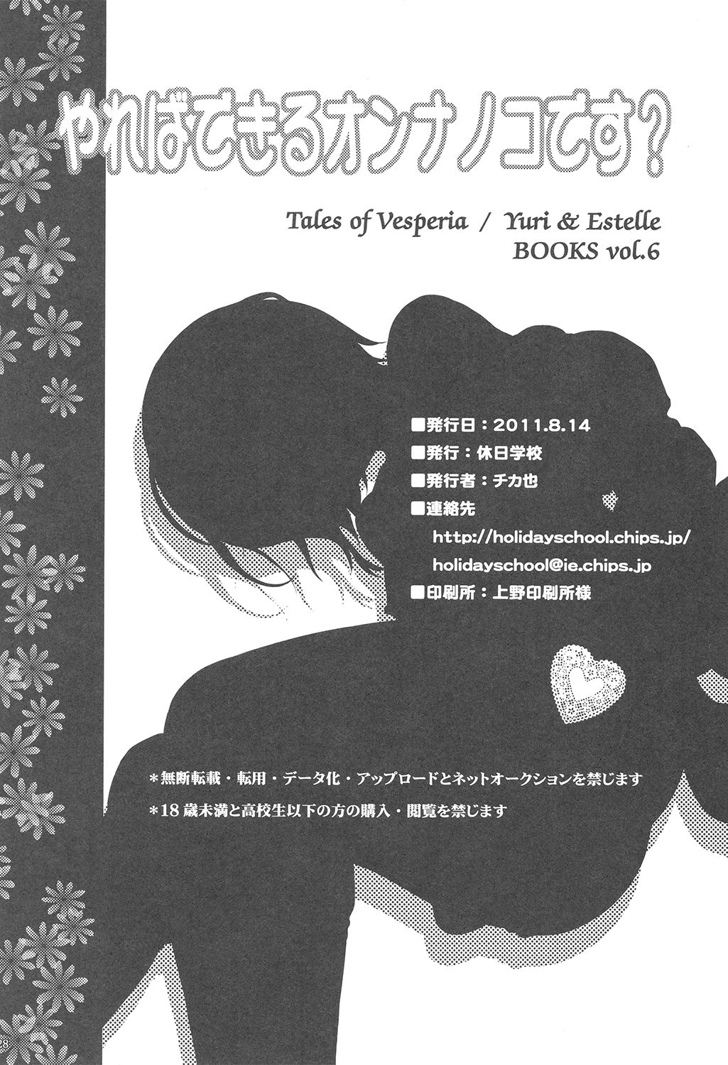 (C80) [Holiday School (Chikaya)] Yareba Dekiru Onnanoko desu? (Tales of Vesperia) (C80) [休日学校 (チカ也)] やればできるオンナノコです? (テイルズ オブ ヴェスペリア)